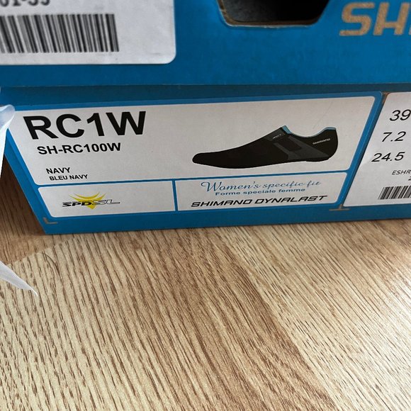 NIB Women's Shimano RC 1 Road Cycling Dynalast SPD Cycling Shoes Cleats 39 7 - Picture 2 of 6